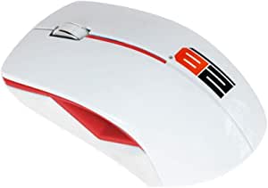 Mouse 2B MO33R Cover 2.4G Wireless Red White