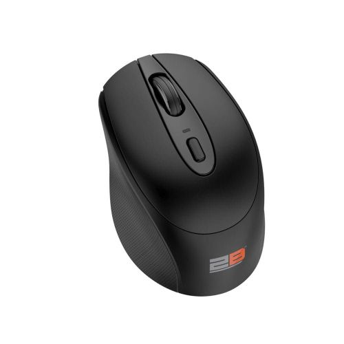 Mouse 2B MO186 Re-chargeable Dual-Mode Bluetooth 2.4G Black