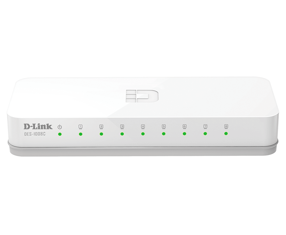 [1008C] SWITCH 8 port DLINK DES1008C 10/100