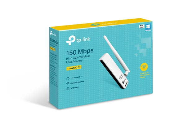 [tplink 722] TL-WN722N 150Mbps High Gain
Wireless USB Adapter (EU)