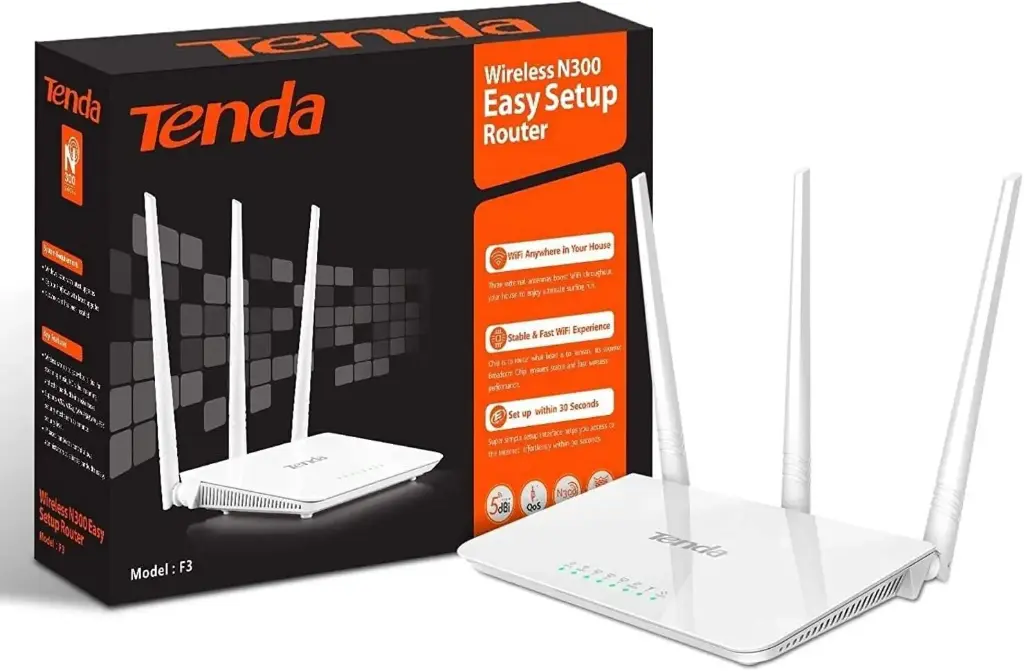 [TENDA F3] TENDA F3 Wireless N300 Home Access Point, 300 Mbps, IP QoS, WPS Button White