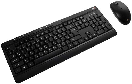 Keyboard & Mouse Combo 2B KB443 Wireless Black