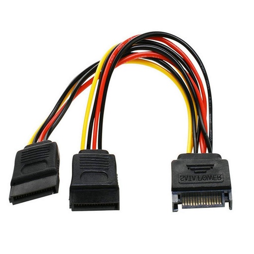 Power Cable Sata to 2 Sata 