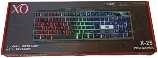 XO X-25 Keyboard Gaming 7 Color Mixing light effect