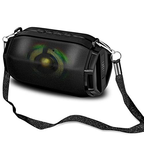 Gigamax-Plus GM-05 Rechargeable Portable Wireless Speaker, Colorful LED Light, Bluetooth 5.0, Multi-color,  