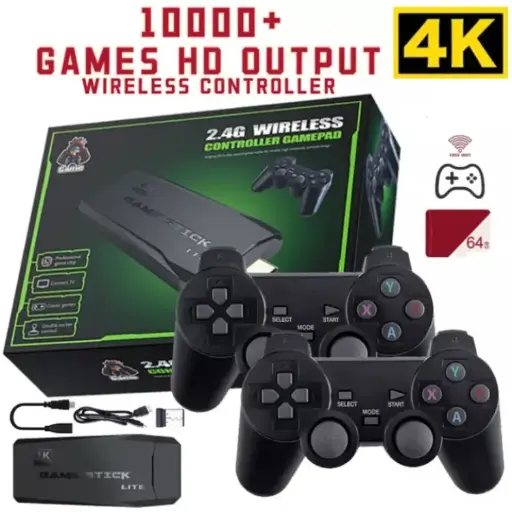  Games Retro 4K Game Station Built-in Muitl Emulators TV Game Box, Plug-and-Play Video Game Stick, HDMI Output for TV