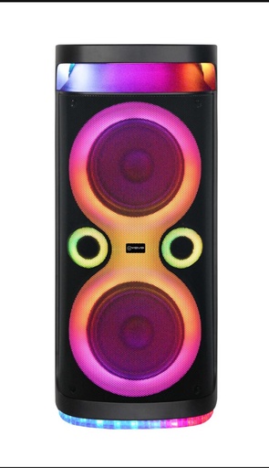 سبيكر حفلات VOVO V-2870 دبل 8 بوصة 40 وات RGB