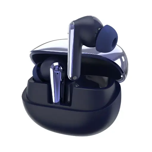 [HP72l] DEVIA TWS-E4 Star Series Wireless Earphone BT V5.3 Running Time 7H Function ANC Game Mode - Black 