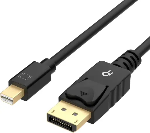 Rankie Mini DisplayPort (Mini DP) to DisplayPort [DP] Cable, 5m, Black  