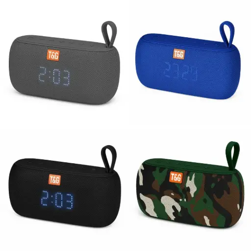 TG177 Portable Bluetooth Speaker 20W Wireless Waterproof Outdoor Subwoofer Column Supports TF Alarm Clock USB Subwoofer Music