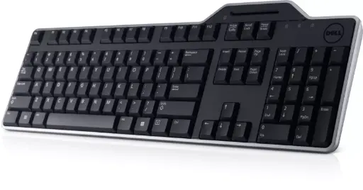 [KB813t] Dell KB813t Black USB Wired English Desktop Keyboard W Smart Card Reader 