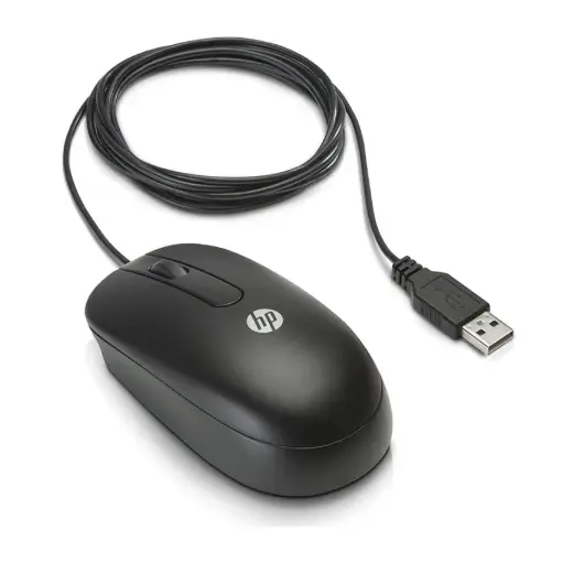[MSU1158] Used HP Wired Mouse Laser MSU1158 – Black