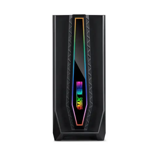 [PW007] 2B PW007 Ecstasy Gaming Mid Tower Case with 0.7mm full Black Coating
