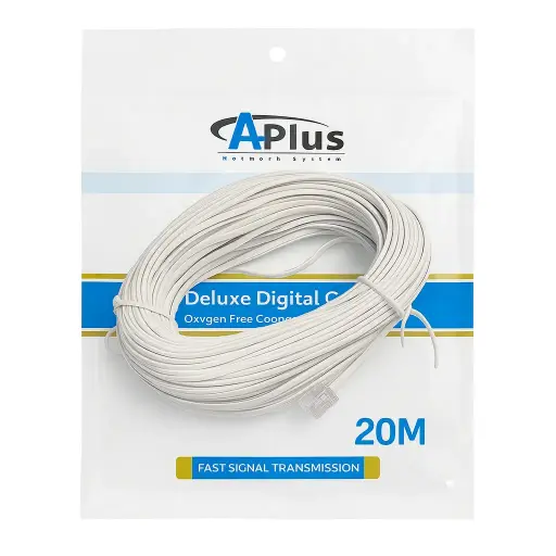 [تليفون] 20M APlus Deluxe Digital Oxygen-Free Copper Telephone Cable