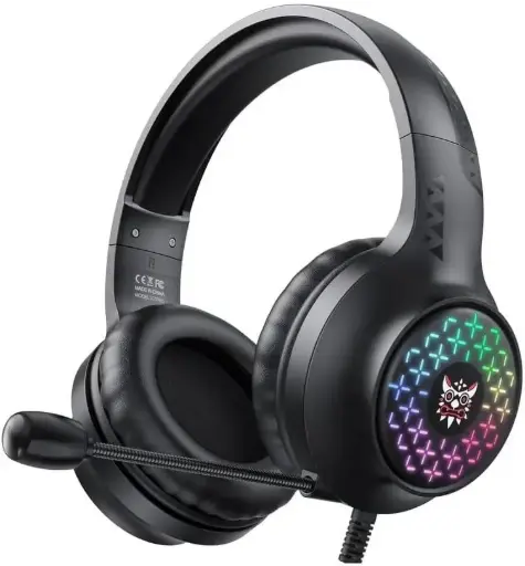 [X7] Onikuma X7 Gaming Headset with 7.1 Surround Sound with RGB Light Compatible with PS4 XBOX Mobile Phones Desktop Laptop