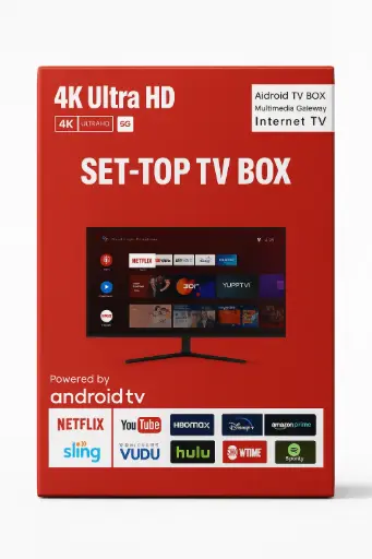 Android TV Box 4K Ultra HD – Set-Top TV Box