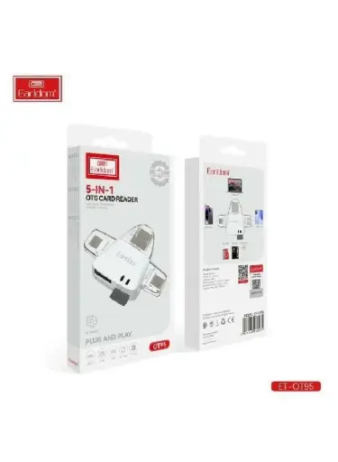 [OT95] ET-OT95 5-in-1 OTG Card Reader USB-C White 