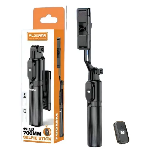 [Plokama LIVE-K5] Plokama LIVE-K5 Bluetooth Foldable Tripod Selfie Stick