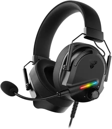 Fantech HeadSet HG26 Alto 7.1, Gaming Headset With RGB Lighting - Black 