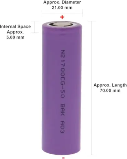 [Generic18650] Generic18650 3.7V 2500mAh Rechargeable Battery for LED Flashlight Torch Light Lampe Torche 