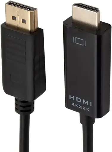 [display to hd 4k] Display port to hdmi 4K cable 1.5m-Dp Male to Hdmi Male cable 1.5m -black 