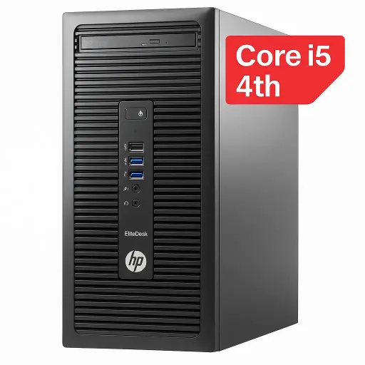 HP EliteDesk 800 G1 Tower –Intel®Core™i5-4570 (4th Gen, 3.2GHz, 6MB) / 8GB DDR3 / 500GB HDD – Used