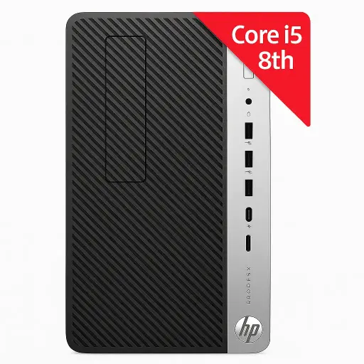 HP ProDesk 600 G4 Tower – Intel®Core™i5-8500 (Hexa-Core, 3.0GHz, 9MB) / 8GB DDR4 / 256GB SSD / USB-C / 2×DP – Used
