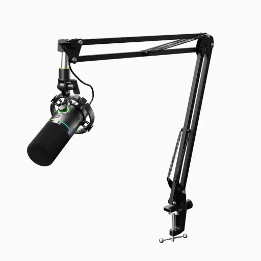 [PD200XS] MAONO PD200XS USB With Arm Condenser Microphone-Studio Mic with Shock Mount, Boom Arm, Software, Mute, Gain Knob, Volume Control for Streaming, Recording, Singing, Podcasting, Content Creation, Audiobooks