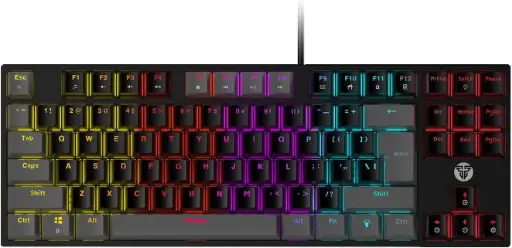 [MK876V2 ATOM87] FANTECH MK876V2 BK ATOM87 RGB MECHANICAL KEYBOARD SUMI EDITION - BLACK Blue Switch