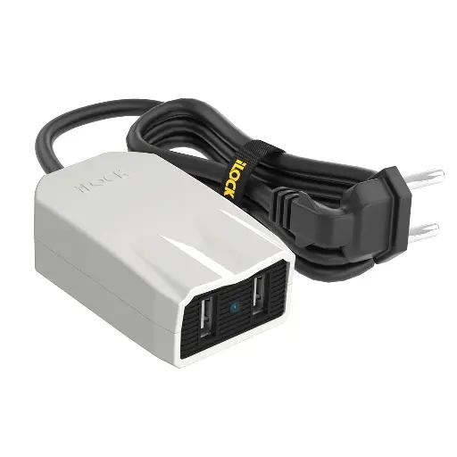 [5111] ILOCK Mini Charger | Dual Port Type-A | Fast Charging