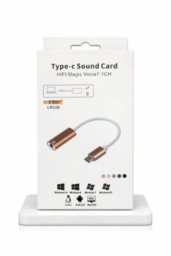 USB-C Sound Card – 3.5mm Jack – Magic Voice 7.1