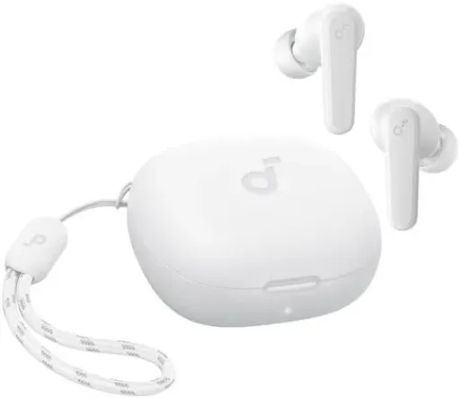Anker soundcore R50i VI White (TWS) Earbuds10mm Drivers with BigBass, Bluetooth5.3, 30H Playtime, IPX5-Water Resistant, AI Clear Calls with 2Mics, 22 Preset EQs via App 18 Months Warranty