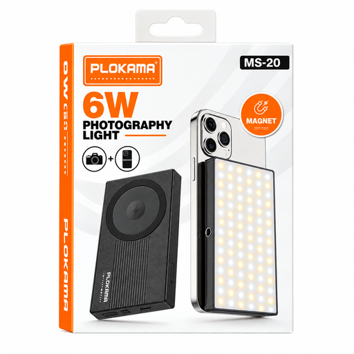 Plokama MS20 LED Magnetic Portable Fill Light
