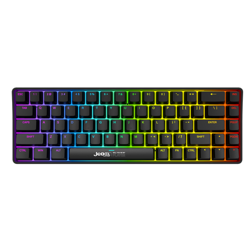MAGNETIC KEYBOARD JEDEL KL-167 68 KEYS RGB 8K WIRED BLACK